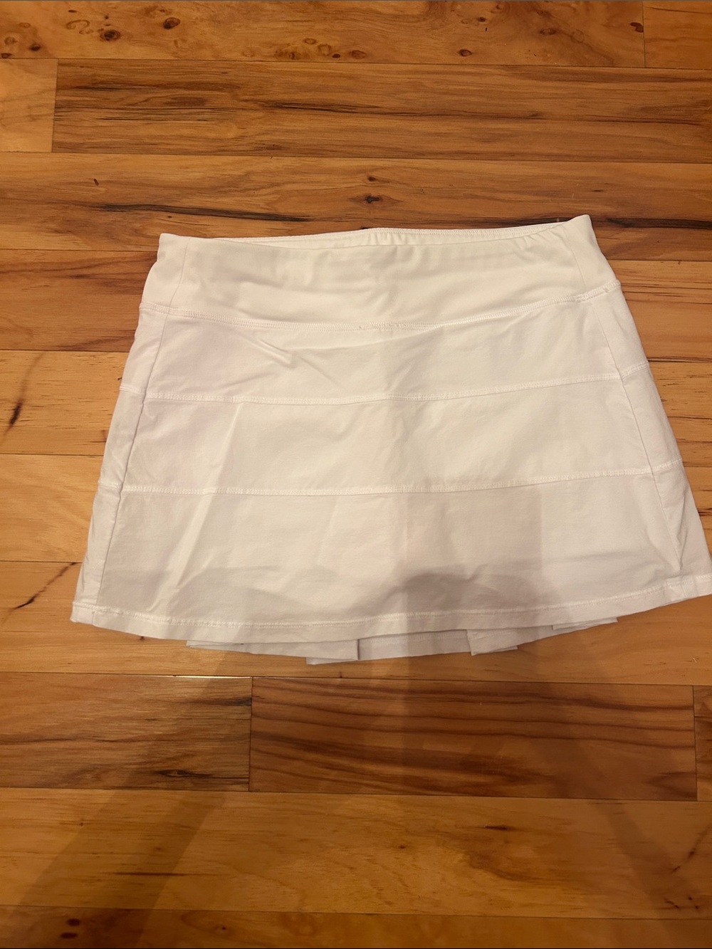 white athletic skirt